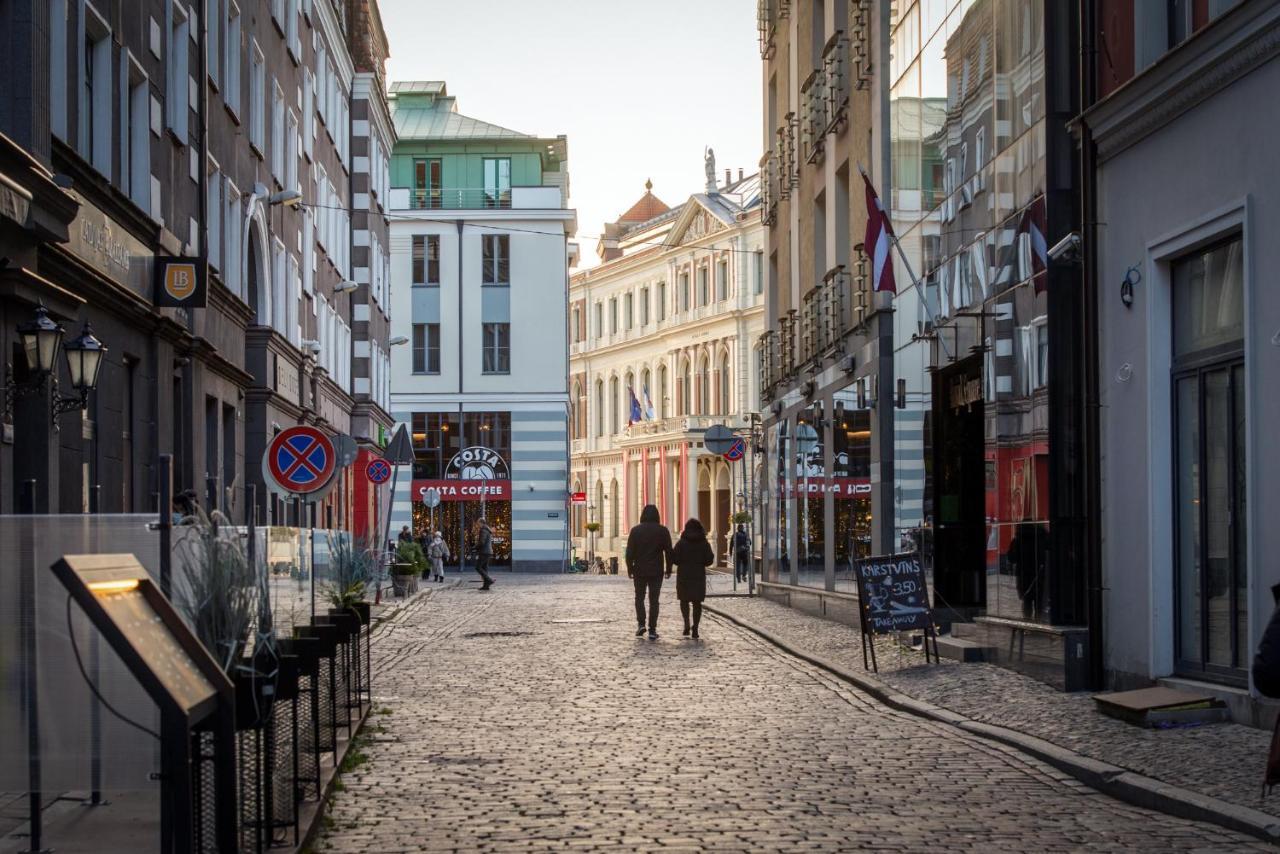 Langer House Apartment In Old Riga Exteriör bild